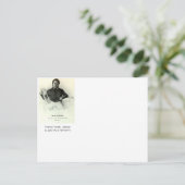 Francis "Frank" Johnson Briefkaart (Staand voorkant)