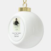 Francis "Frank" Johnson Keramische Bal Ornament (Rechts)