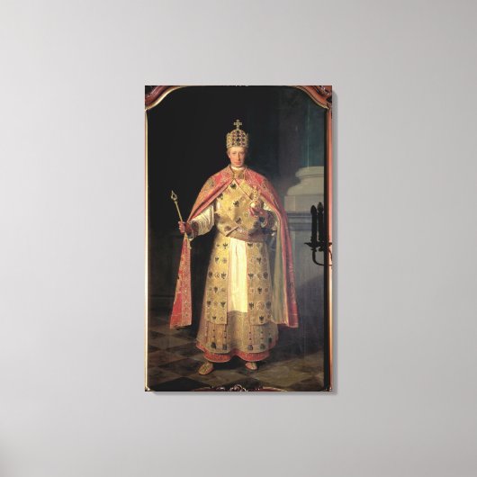 Francis II, Heilige Romeinse keizer Canvas Afdruk (Voorkant)