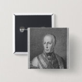 Francis II, Heilige Romeinse keizer Vierkante Button 5,1 Cm (Voorkant /achterkant)