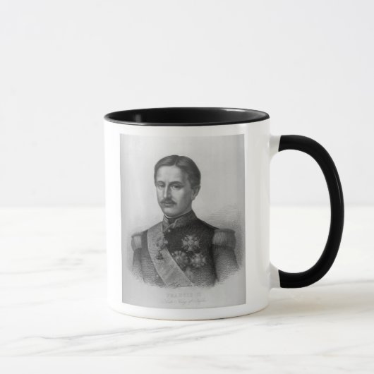 Francis II van de twee Siciliaanse eilanden Mok (Rechts)