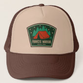 Francis Marion National Forest Camping Trucker Pet (Voorkant)