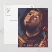 Francis of Assisi Briefkaart (Voorkant / Achterkant)