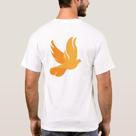 Francis on the Hill Mannen Tshirt White (Achterkant)