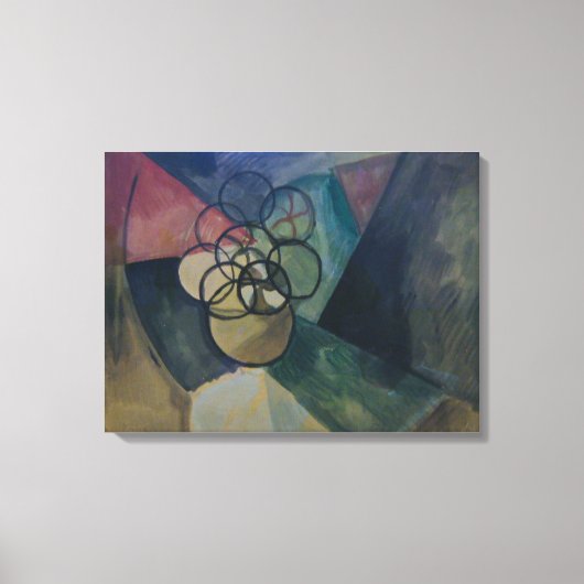 Francis Picabia, Caoutchouc, 1909., Abstracte kuns Canvas Afdruk (Voorkant)