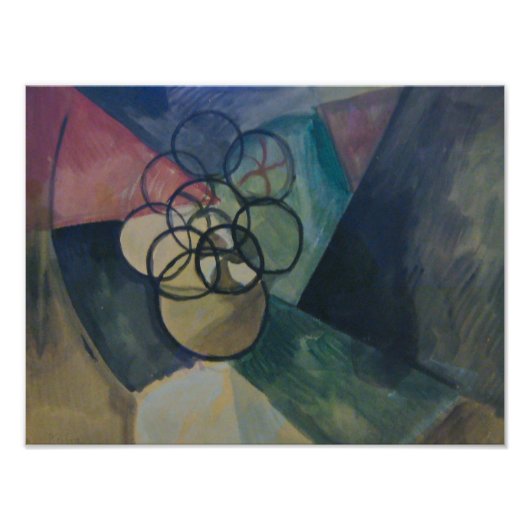 Francis Picabia, Caoutchouc, 1909., Abstracte kuns Foto Afdruk (Voorkant)