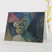 Francis Picabia, Caoutchouc, 1909., Abstracte kuns Kaart (Gele Bloem)