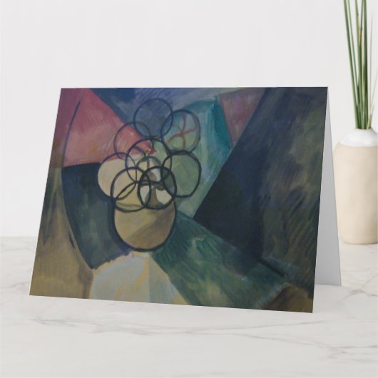 Francis Picabia, Caoutchouc, 1909., Abstracte kuns Kaart (Voorkant)