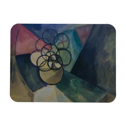 Francis Picabia, Caoutchouc, 1909., Abstracte kuns Magneet (Horizontaal)