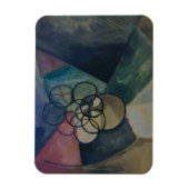 Francis Picabia, Caoutchouc, 1909., Abstracte kuns Magneet (Verticaal)