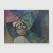 Francis Picabia, Caoutchouc, 1909., Abstracte kuns Magnetische Uitnodiging (Voorkant)