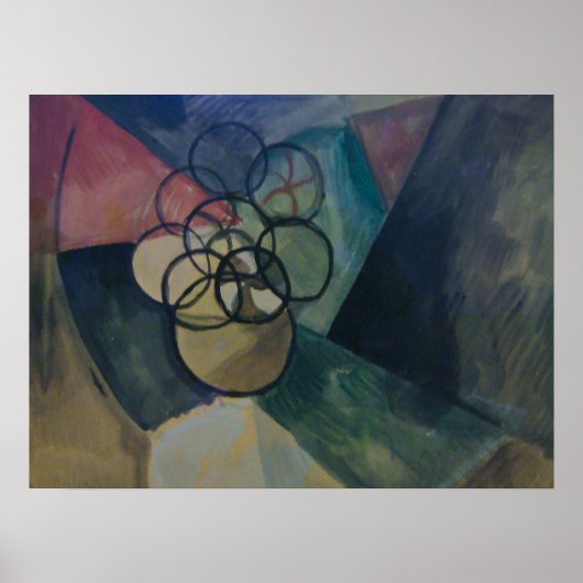 Francis Picabia, Caoutchouc, 1909., Abstracte kuns Poster (Voorkant)