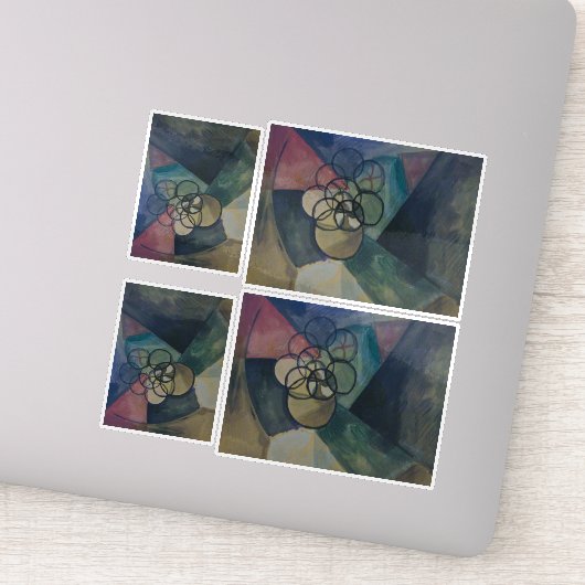 Francis Picabia, Caoutchouc, 1909., Abstracte kuns Sticker (Detail)