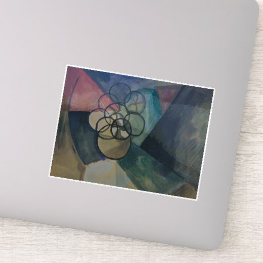 Francis Picabia, Caoutchouc, 1909., Abstracte kuns Sticker (Detail)