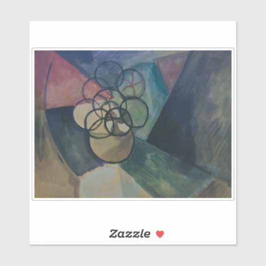 Francis Picabia, Caoutchouc, 1909., Abstracte kuns Sticker (Vel)