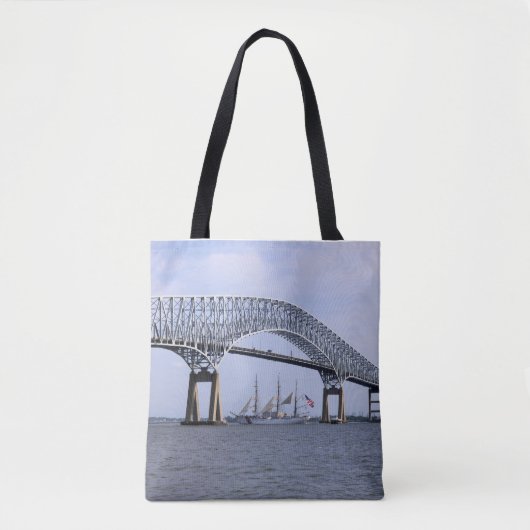 Francis Scott Key Bridge-Tas Tote Bag (Voorkant)
