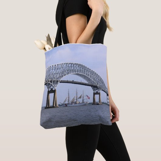 Francis Scott Key Bridge-Tas Tote Bag (Dichtbij)
