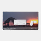 Francis Scott Key Bridge Zonsondergang Bureaumat (Keyboard & Muis)