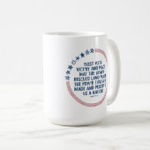 Francis Scott Key - God prijzen voor vrijheid Koffiemok (Voorkant rechts)