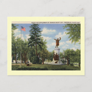 Francis Scott Key Grave, Frederick, Maryland, Vere Briefkaart