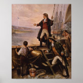 Francis Scott Key - Star Spangled Banner Painting Poster (Voorkant)