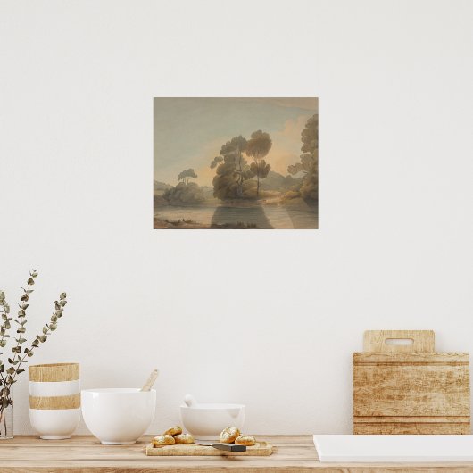 Francis Towne - over de dee Poster (Keuken)