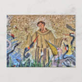 Francis van Assisi Mosaic Briefkaart (Voorkant)