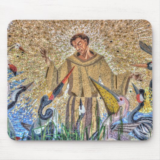 Francis van Assisi Mosaic Muismat (Voorkant)
