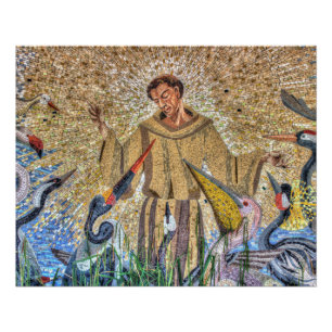 Francis van Assisi Mosaic Perfect Poster