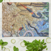 Francis van Assisi Mosaic Theedoek (Gevouwen)