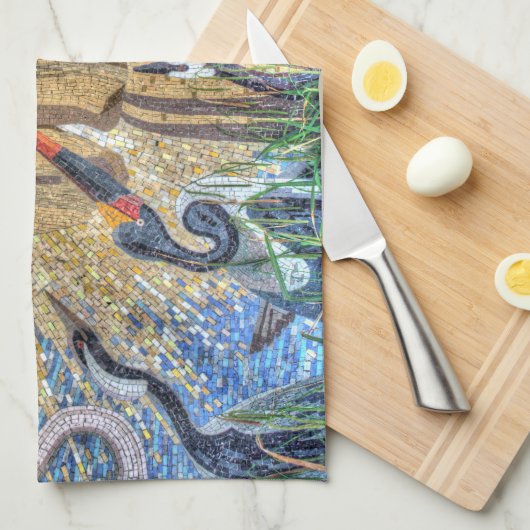 Francis van Assisi Mosaic Theedoek (Quarter Fold)