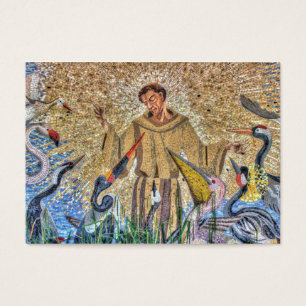 Francis van Assisi Mosaic Visitekaartjes