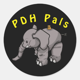 Francis van de PDH Pals Ronde Sticker
