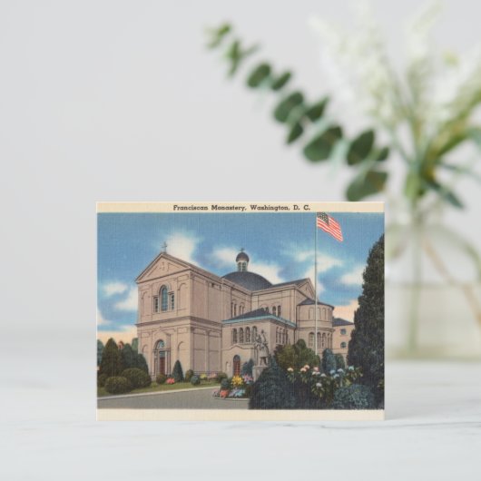 Franciscan Monastery, Washington DC. Briefkaart (Staand voorkant)