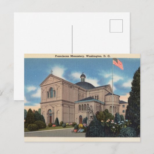 Franciscan Monastery, Washington DC. Briefkaart (Voorkant / Achterkant)