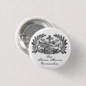 Franciscan Order Ronde Button 3,2 Cm (Voorkant /achterkant)