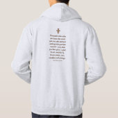 Franciscan Sweatshirt - Van Evangelie tot het leve (Achterkant)
