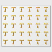 Franciscan Tau Cross Pax et Bonum Gold Metallic Cadeaupapier (Vlak)