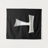 Franciscan Tau Cross Peace and Good Silver & Gold Wandkleed (Voorkant (horizontaal))