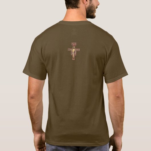 Franciscaner T-shirt Deus Meus et Omnia (Achterkant)