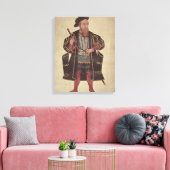 Francisco de Almeida, illustratie Canvas Afdruk (Insitu (Woonkamer))