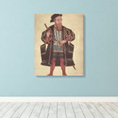 Francisco de Almeida, illustratie Canvas Afdruk (Insitu (Houten vloer))