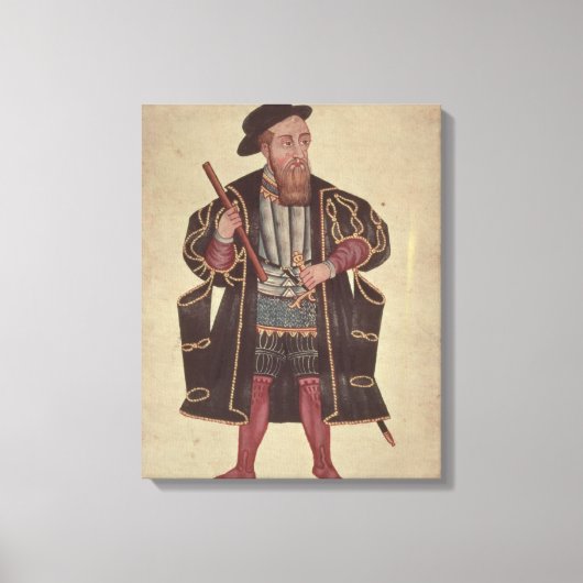 Francisco de Almeida, illustratie Canvas Afdruk (Voorkant)