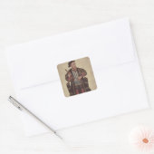 Francisco de Almeida, illustratie Vierkante Sticker (Envelop)