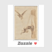 Francisco de Goya - De adelaarsjager Sticker (Vel)