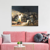 Francisco de Goya De Derde van mei 1808 Canvas Afdruk (Insitu (Woonkamer))