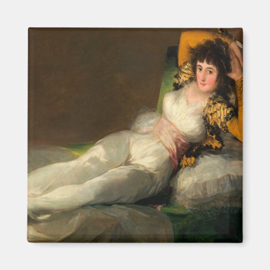Francisco de Goya de geklede maja Magneet (Voorkant)