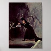 Francisco de Goya - De lamp van de Duivel Poster (Voorkant)