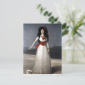 Francisco de Goya Espa?ol: Duquesa de Alba 1795 Te Briefkaart (Staand voorkant)