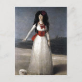 Francisco de Goya Espa?ol: Duquesa de Alba 1795 Te Briefkaart (Voorkant)